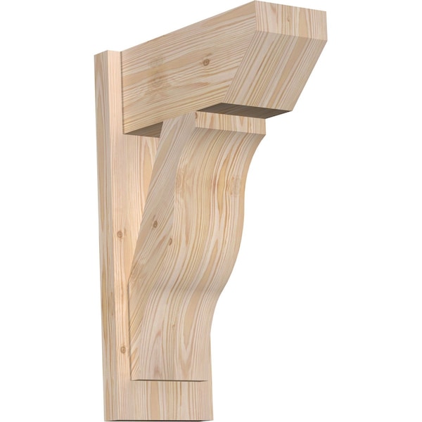 Ekena Millwork Funston Slat Smooth Outlooker, Douglas Fir, 7 1/2"W x 16"D x 24"H OUT08X16X24FST06SDF - main